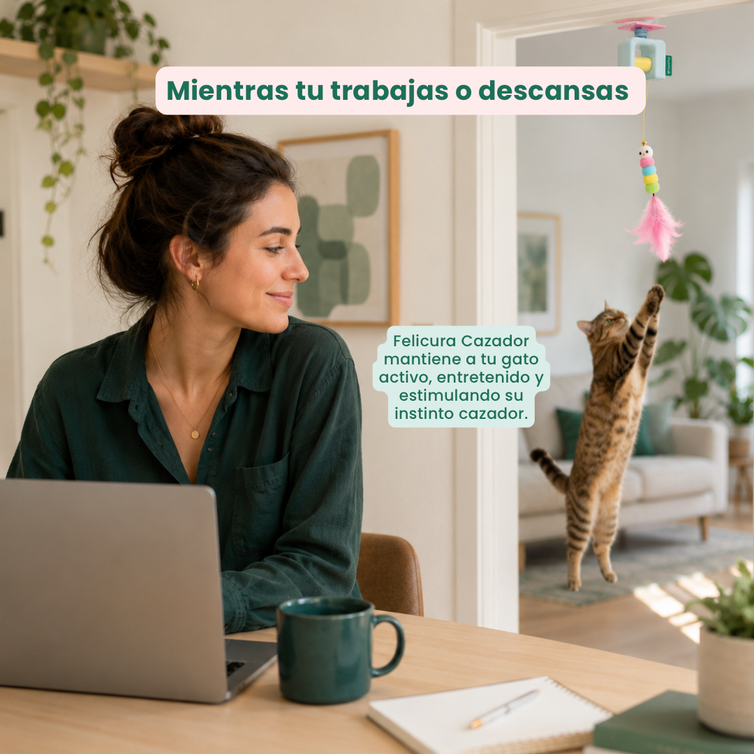 Cazador automático para gatos